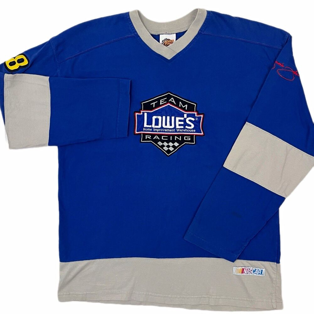 Winner's Circle vtg NASCAR Jimmie Johnson #48 Men’s Long Sleeve Sz XL Y2K